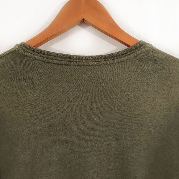 ADRIANO GOLDSCHMIED Olive Henley Top - Picture 4 of 12